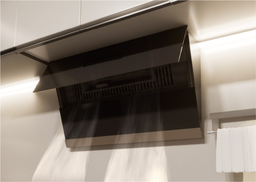 บานปิดช่องดูดอากาศจะปิดโดยอัตโนมัติเมื่อเครื่องหยุดทำงาน